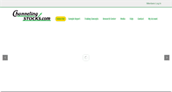 Desktop Screenshot of channelingstocks.com