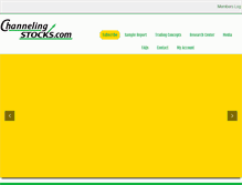 Tablet Screenshot of channelingstocks.com